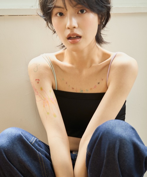 common gull products.(コモンガルプロダクツ)の「わがままなチューブトップ(キャミソール・レディース・ホワイト系/ブラック系・SMALL/MEDIUM)」の9枚目の写真