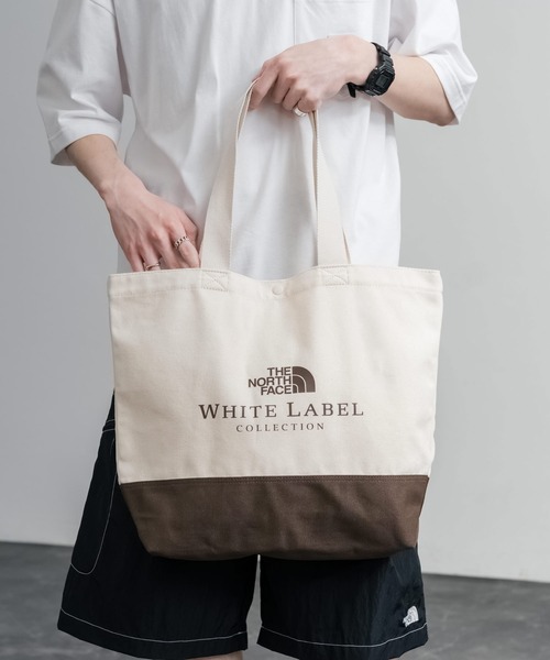 THE NORTH FACE(ザノースフェイス)の「日本未展開モデル THE NORTH FACE ザ・ノースフェイス WHITE LABEL ホワイトレーベル BLOCK CANVAS BAG バイカラーキャンバストートバッグ(トートバッグ・メンズ・クリーム/ダークブルー/ブラック・FREE)」の11枚目の写真
