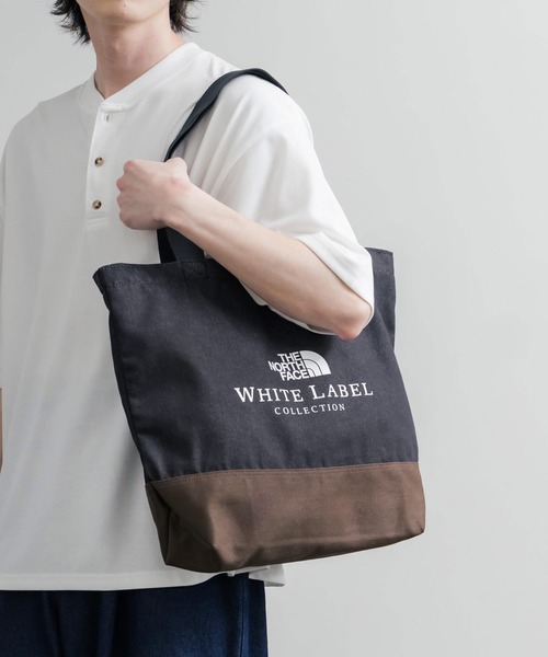 THE NORTH FACE(ザノースフェイス)の「日本未展開モデル THE NORTH FACE ザ・ノースフェイス WHITE LABEL ホワイトレーベル BLOCK CANVAS BAG バイカラーキャンバストートバッグ(トートバッグ・メンズ・クリーム/ダークブルー/ブラック・FREE)」の14枚目の写真