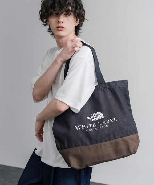 THE NORTH FACE(ザノースフェイス)の「日本未展開モデル THE NORTH FACE ザ・ノースフェイス WHITE LABEL ホワイトレーベル BLOCK CANVAS BAG バイカラーキャンバストートバッグ(トートバッグ・メンズ・クリーム/ダークブルー/ブラック・FREE)」の15枚目の写真