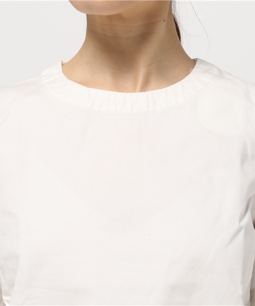 koe(コエ)の「フリンジデニムプルオーバー(シャツ/ブラウス・レディース・インディゴブルー/オフホワイト・SMALL/LARGE/MEDIUM)」の11枚目の写真