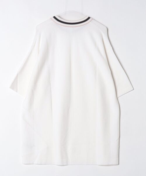 CFCL(シーエフシーエル)の「【CFCL】BS GARTER SHORT SLEEVE TEE SHIRT(Tシャツ/カットソー・メンズ・ネイビー/ホワイト・FREE)」の3枚目の写真