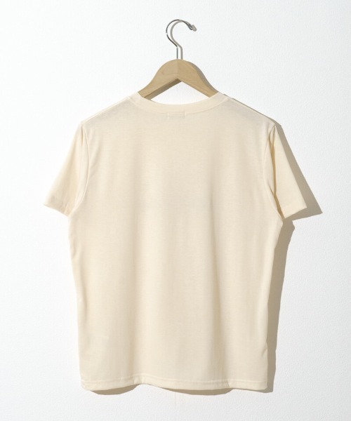 flower(フラワー)の「ベーシックレタリングティーズ(Tシャツ/カットソー・レディース・アイボリー/ホワイト・FREE)」の13枚目の写真