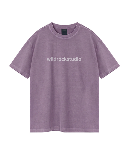 WILDROCK(ワイルドロック)の「スタンダードロゴピグメントオーバーサイズ半袖Tシャツ(クロップ付き)(Tシャツ/カットソー・レディース・チャコール/ホワイト/ブルー/ブラック/カーキ/ライトパープル/ベビーピンク/ライトグレー・X-SMALL/FREE/SMALL/LARGE/MEDIUM)」の7枚目の写真