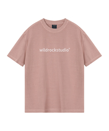 スタンダードロゴピグメントオーバーサイズ半袖Tシャツ(クロップ付き)