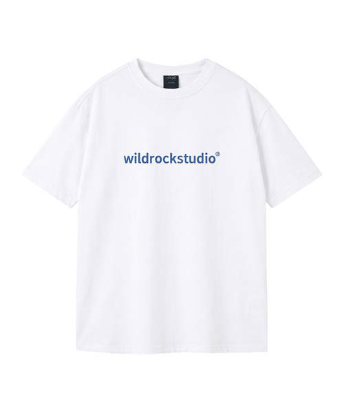 WILDROCK(ワイルドロック)の「スタンダードロゴピグメントオーバーサイズ半袖Tシャツ(クロップ付き)(Tシャツ/カットソー・レディース・チャコール/ホワイト/ブルー/ブラック/カーキ/ライトパープル/ベビーピンク/ライトグレー・X-SMALL/FREE/SMALL/LARGE/MEDIUM)」の2枚目の写真