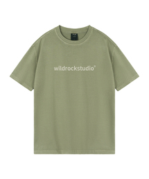 スタンダードロゴピグメントオーバーサイズ半袖Tシャツ(クロップ付き)