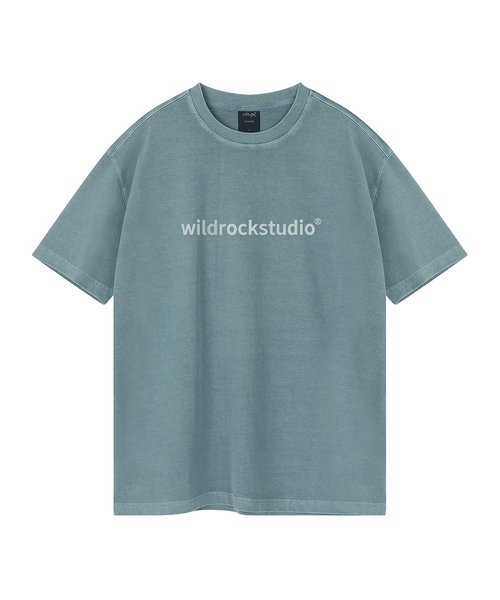 WILDROCK(ワイルドロック)の「スタンダードロゴピグメントオーバーサイズ半袖Tシャツ(クロップ付き)(Tシャツ/カットソー・レディース・チャコール/ホワイト/ブルー/ブラック/カーキ/ライトパープル/ベビーピンク/ライトグレー・X-SMALL/FREE/SMALL/LARGE/MEDIUM)」の6枚目の写真