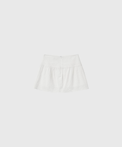 GENERAL IDEA(ジェネラルアイデア)の「【GENERAL IDEA】レースシャーリングミニスカート / LACE SHIRRING MINI SKIRT(スカート・レディース・ブラック/ホワイト・M/L/S)」の9枚目の写真