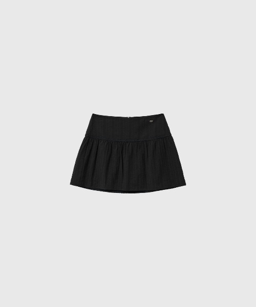 GENERAL IDEA(ジェネラルアイデア)の「【GENERAL IDEA】レースシャーリングミニスカート / LACE SHIRRING MINI SKIRT(スカート・レディース・ブラック/ホワイト・M/L/S)」の15枚目の写真