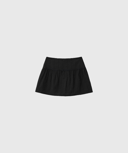 GENERAL IDEA(ジェネラルアイデア)の「【GENERAL IDEA】レースシャーリングミニスカート / LACE SHIRRING MINI SKIRT(スカート・レディース・ブラック/ホワイト・M/L/S)」の16枚目の写真