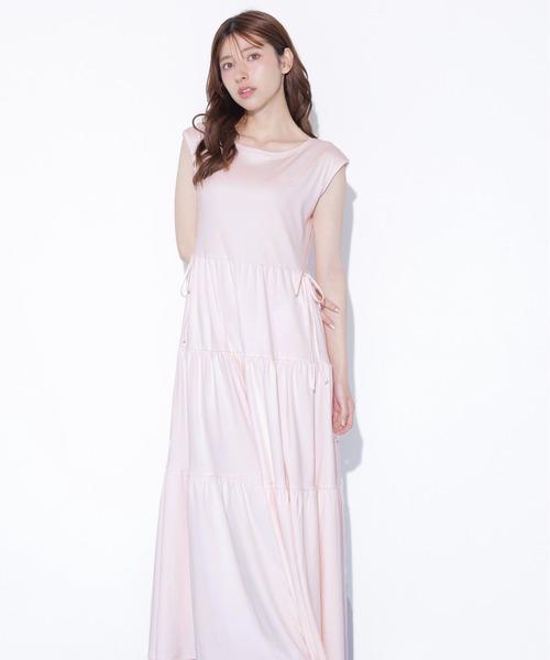 JILL by JILL STUART(ジルバイジルスチュアート)の「カットソーティアードワンピース(ワンピース・レディース・ミント/ブラック/ホワイト/ピンク・FREE)」の21枚目の写真