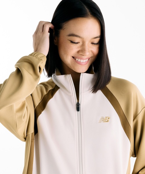 NEW BALANCE(ニューバランス)の「ニットトラックジャケット(ブルゾン・レディース・ライトグレー/アイボリー/ブルーグレー・X-LARGE/LARGE/MEDIUM/SMALL)」の9枚目の写真