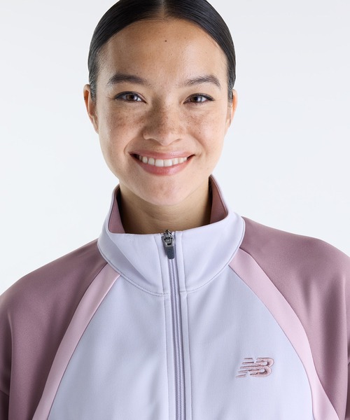 NEW BALANCE(ニューバランス)の「ニットトラックジャケット(ブルゾン・レディース・ライトグレー/アイボリー/ブルーグレー・X-LARGE/LARGE/MEDIUM/SMALL)」の13枚目の写真