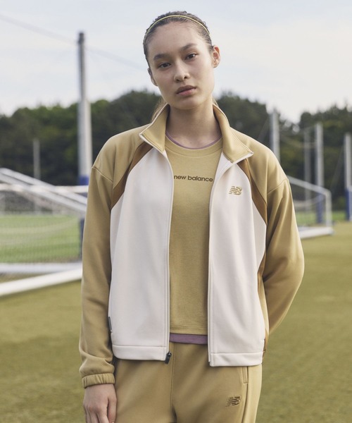 NEW BALANCE(ニューバランス)の「ニットトラックジャケット(ブルゾン・レディース・ライトグレー/アイボリー/ブルーグレー・X-LARGE/LARGE/MEDIUM/SMALL)」の6枚目の写真
