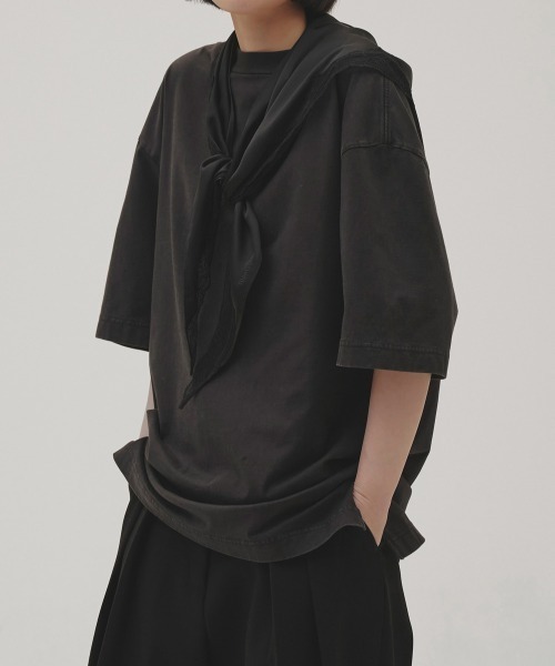 TODAYFUL(トゥデイフル)の「Boyfriend Halfsleeve T-shirt(Tシャツ/カットソー・レディース・スミクロ/キナリ・FREE)」の1枚目の写真