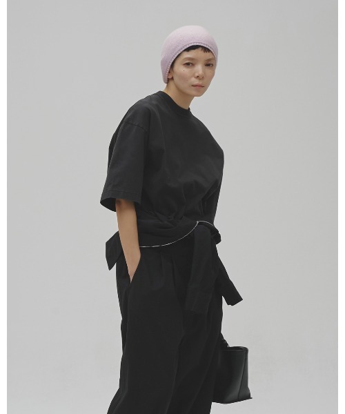 TODAYFUL(トゥデイフル)の「Boyfriend Halfsleeve T-shirt(Tシャツ/カットソー・レディース・スミクロ/キナリ・FREE)」の4枚目の写真
