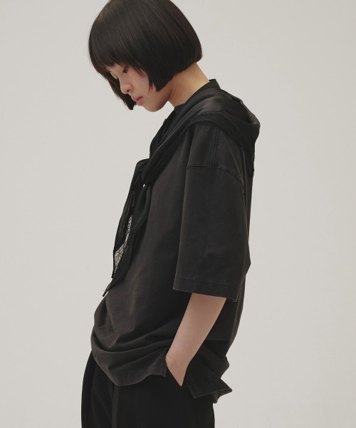 TODAYFUL(トゥデイフル)の「Boyfriend Halfsleeve T-shirt(Tシャツ/カットソー・レディース・スミクロ/キナリ・FREE)」の9枚目の写真