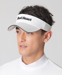 Paul Stuart（ポールスチュアート）の「【GOLF Unisex】PSロゴサンバイザー（サンバイザー）」