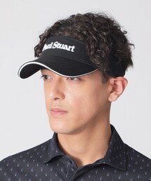 Paul Stuart（ポールスチュアート）の「【GOLF Unisex】PSロゴサンバイザー（サンバイザー）」