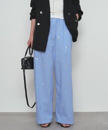 LOUNGEDRESS | 《ウエストゴム》ストライプビジューパンツ(その他パンツ)