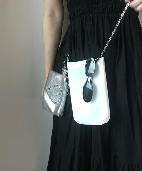 Birthday room(バースデイルーム)の「ジェリーチェーンショルダーBAG/Jelly chain shoulder bag(ショルダーバッグ・レディース・パープル/ホワイト/ピンク/ミント・FREE)」の8枚目の写真