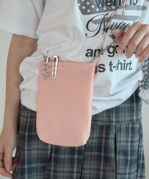 Birthday room(バースデイルーム)の「ジェリーチェーンショルダーBAG/Jelly chain shoulder bag(ショルダーバッグ・レディース・パープル/ホワイト/ピンク/ミント・FREE)」の22枚目の写真