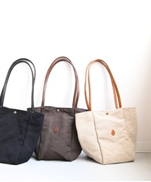 CLEDRAN | 【コットンジュート ハンドル肩掛け可能】CL4013 HASA TWO SIDES TOTE M(トートバッグ)