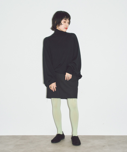 CITYSHOP(シティーショップ)の「SHORT TIGHT スカート(スカート・レディース・ブラウン/ブラック・36/38)」の3枚目の写真