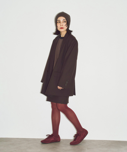 CITYSHOP(シティーショップ)の「SHORT TIGHT スカート(スカート・レディース・ブラウン/ブラック・36/38)」の8枚目の写真