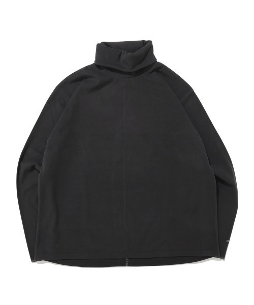 KRIFF MAYER Lady's Collection（クリフメイヤーレディースコレクション）の「もちのび -TOUGH & WARM-ハイネックロンT（Tシャツ/カットソー・レディース・ナチュラル/グレー/ブルー/キャメル/カラフル/チャコール・LARGE/MEDIUM）」の3枚目の写真
