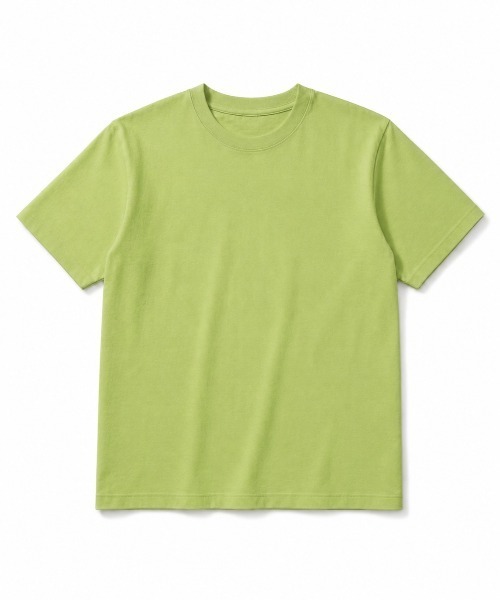 FreeZone(フリーゾーン)の「コットン100% ベーシッククルーネック半袖Tシャツ(Tシャツ/カットソー・レディース・ブラック/グレー/グリーン/ホワイト・F)」の9枚目の写真