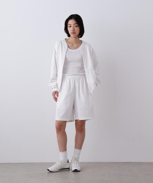 Y(ワイ)の「Y / ORGANIC COTTON LIGHT DENIM SHORTS(その他パンツ・メンズ・ホワイト/ネイビー・MEDIUM/LARGE/SMALL)」の3枚目の写真