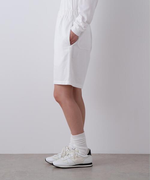 Y(ワイ)の「Y / ORGANIC COTTON LIGHT DENIM SHORTS(その他パンツ・メンズ・ホワイト/ネイビー・MEDIUM/LARGE/SMALL)」の5枚目の写真