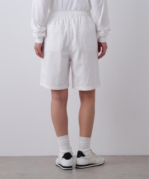 Y(ワイ)の「Y / ORGANIC COTTON LIGHT DENIM SHORTS(その他パンツ・メンズ・ホワイト/ネイビー・MEDIUM/LARGE/SMALL)」の6枚目の写真