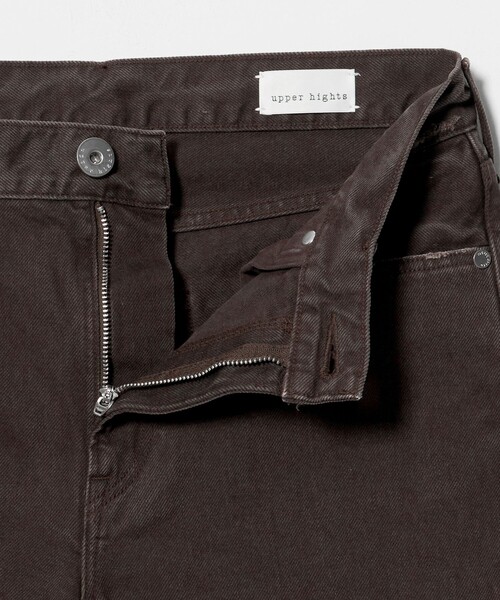 upperhights（アッパーハイツ）の「＜upper hights＞THE NIECE MID RISE デニムパンツ/ダークブラウン（デニムパンツ・レディース・ダークブラウン・25/24/23/22）」の7枚目の写真