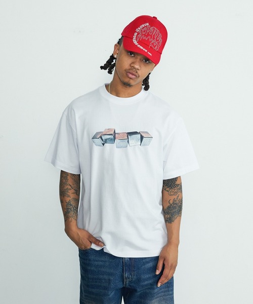 XLARGE(エクストララージ)の「METAL DICE S/S TEE(Tシャツ/カットソー・メンズ・ブラック/ホワイト/ネイビー・XL/L/M/S)」の1枚目の写真