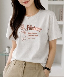 古着風に着映える◎【キャラクターロゴ プリント ベーシック Tシャツ】