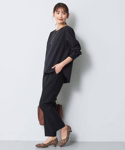 Reflect(リフレクト)の「【私のパンツ/マシンウォッシャブル】ベーシックテーパードパンツ(その他パンツ・レディース・ナチュラル/ブラック/ブラック系3・15 /09/11/05/07/17/13)」の13枚目の写真