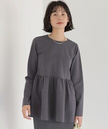 ソフトダンボール ビスチェ風カットソー