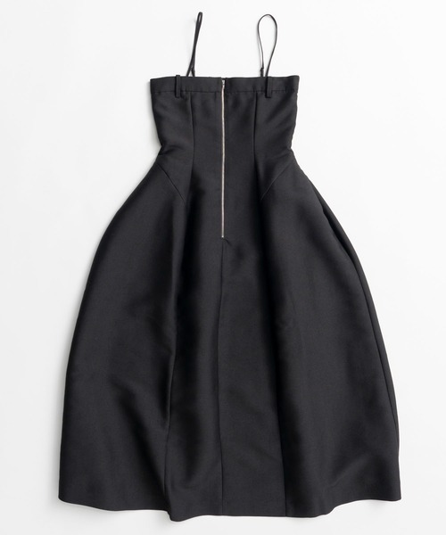 MAISON SPECIAL(メゾンスペシャル)の「Tulip Silhouette Camisole Dress/チューリップシルエットキャミワンピース(ワンピース・レディース・グレー/ブラック・36/38)」の14枚目の写真