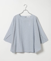 【GOOD PRICE】サッカーストライプドルマンブラウス
