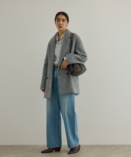 AMERICANA（アメリカーナ）の「【Americana（アメリカーナ） for SALON】ストライプシャツ（シャツ/ブラウス・レディース・ベージュ系その他2/ブルー系その他4・FREE）」の19枚目の写真