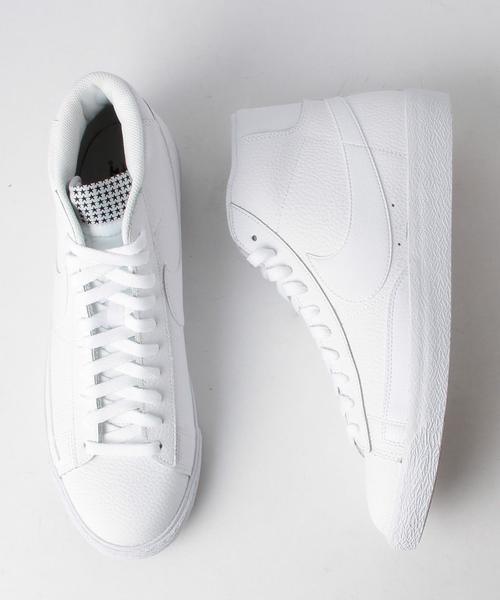 NIKE(ナイキ)の「NIKE(ナイキ) ブレーザー MID PRM VNTG(スニーカー・メンズ・ホワイト/グレー・26.5cm/27.5cm/28cm/26cm/27cm/29cm)」の1枚目の写真