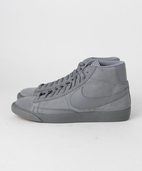 NIKE(ナイキ)の「NIKE(ナイキ) ブレーザー MID PRM VNTG(スニーカー・メンズ・ホワイト/グレー・26.5cm/27.5cm/28cm/26cm/27cm/29cm)」の4枚目の写真
