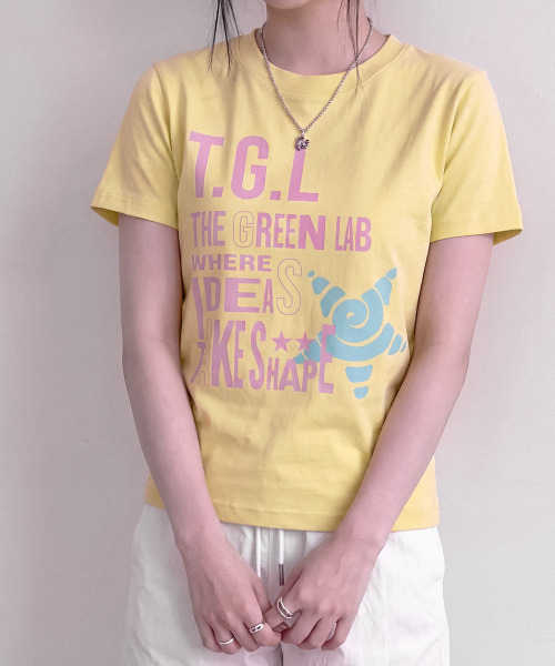 THE GREEN LAB（ザグリーンラボ）の「TGL スパン半袖Tシャツ [ミント]（Tシャツ/カットソー・レディース・その他・FREE）」の4枚目の写真