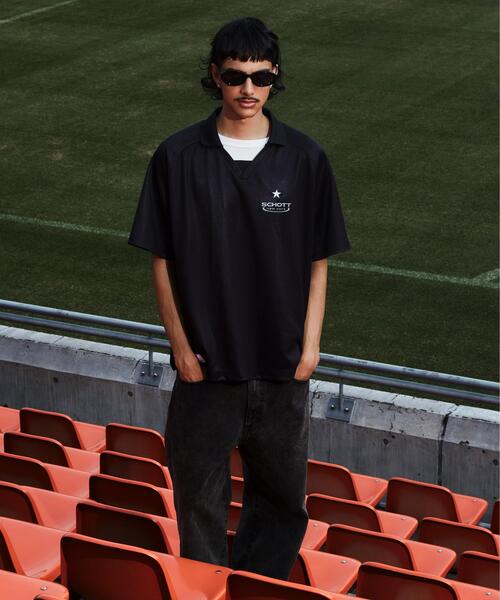 Schott(ショット)の「Schott/ショット/BLACK SHEEP GAME SHIRT/ブラックシープ ゲームシャツ(シャツ/ブラウス・メンズ・ブラック・M/XL/L)」の2枚目の写真