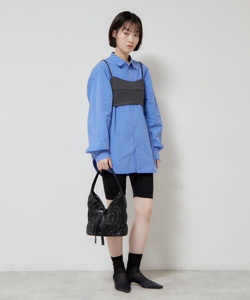 HIROKO HAYASHI(ヒロコハヤシ)の「CRESPA(クレスパ)ワンショルダーバッグ(トートバッグ・レディース・ブラック・00)」の5枚目の写真