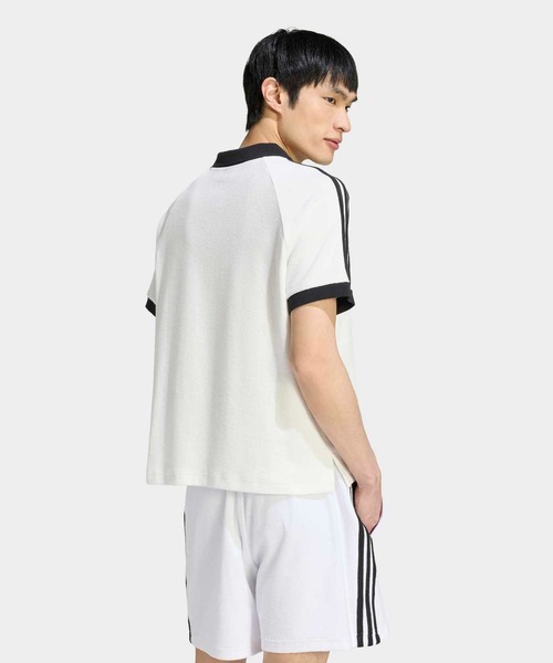 adidas(アディダス)の「テリー ポロシャツ / アディダスオリジナルス adidas Originals(ポロシャツ・メンズ・ホワイト・MEDIUM/SMALL/X-LARGE/X-SMALL/XX-SMALL/XX-LARGE/3XL/LARGE)」の4枚目の写真
