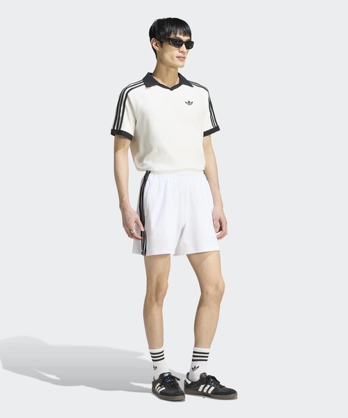 adidas(アディダス)の「テリー ポロシャツ / アディダスオリジナルス adidas Originals(ポロシャツ・メンズ・ホワイト・MEDIUM/SMALL/X-LARGE/X-SMALL/XX-SMALL/XX-LARGE/3XL/LARGE)」の7枚目の写真